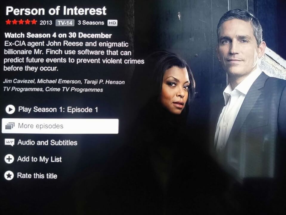 person of interest netflix 2020