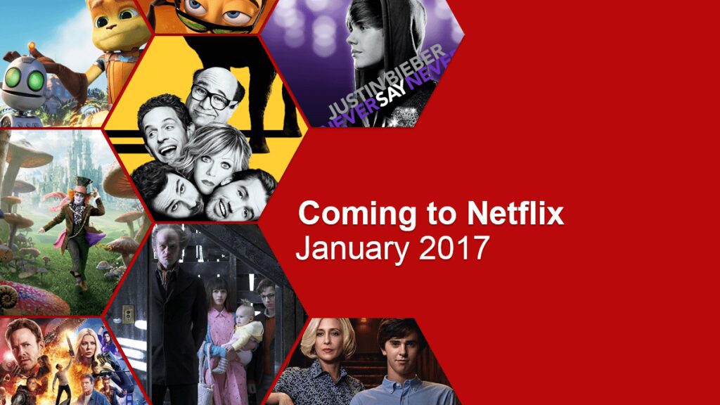 January 2017 New Netflix Releases What's on Netflix