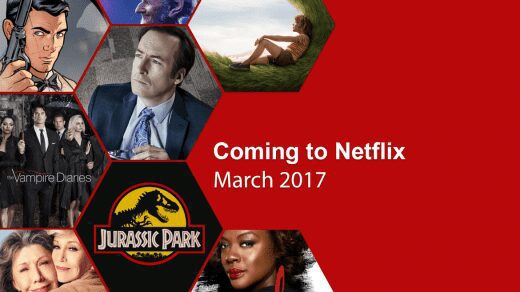 coming to netflix march 2017