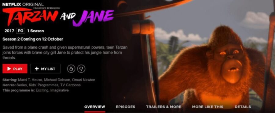 Season 2 Tarzan And Jane Coming In Octoboer
