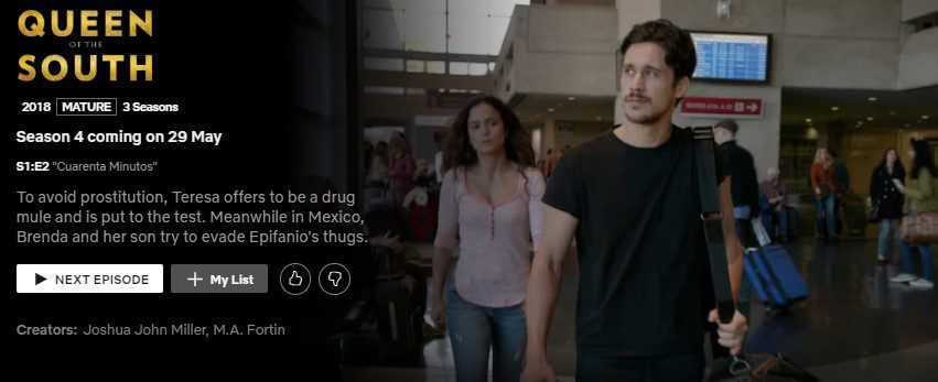 Season 4 of 'Queen of the South 