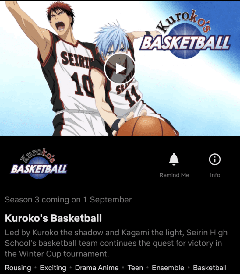 Kuroko's Basketball S3 O Melhor Presente - Assista na Crunchyroll