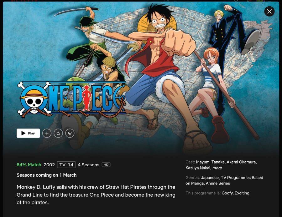 One Piece: 'One Piece' new seasons to release on Netflix. Check date - The  Economic Times
