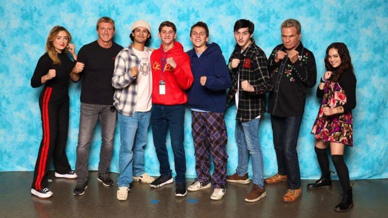 Cobra Kai Kid Meeting Cast Of Netflix Show E