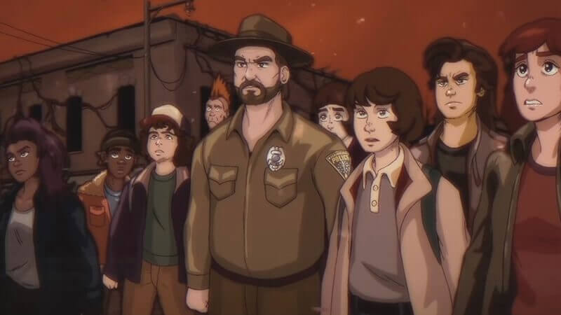 stranger things anime