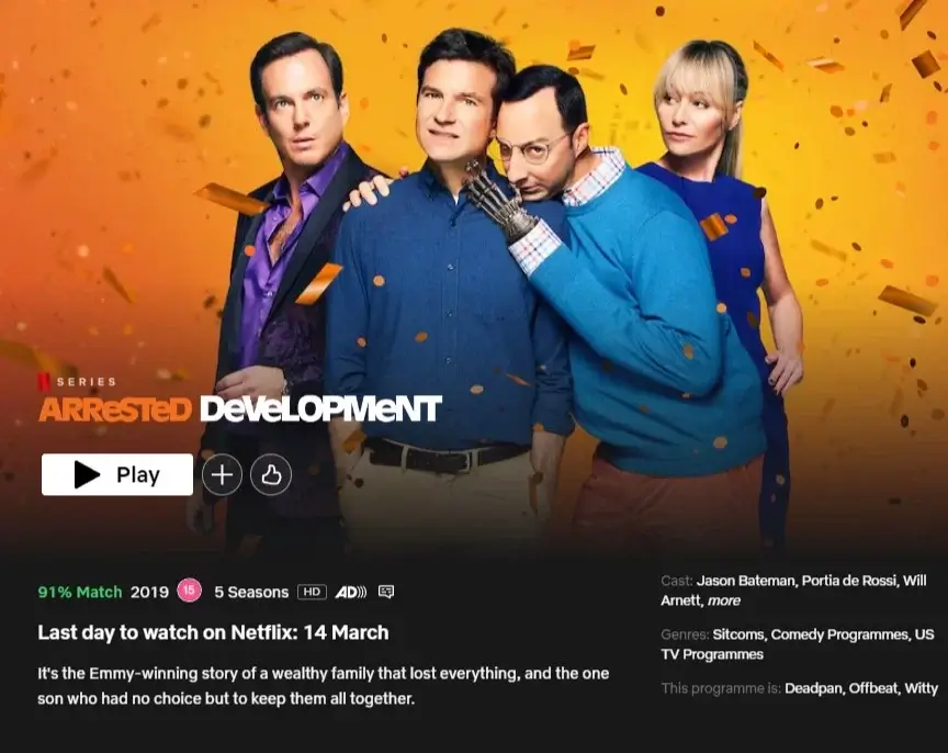 Aggressive Development:  Takes on Netflix