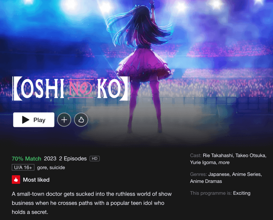 Oshi no Ko releasing today - Release time and streaming details