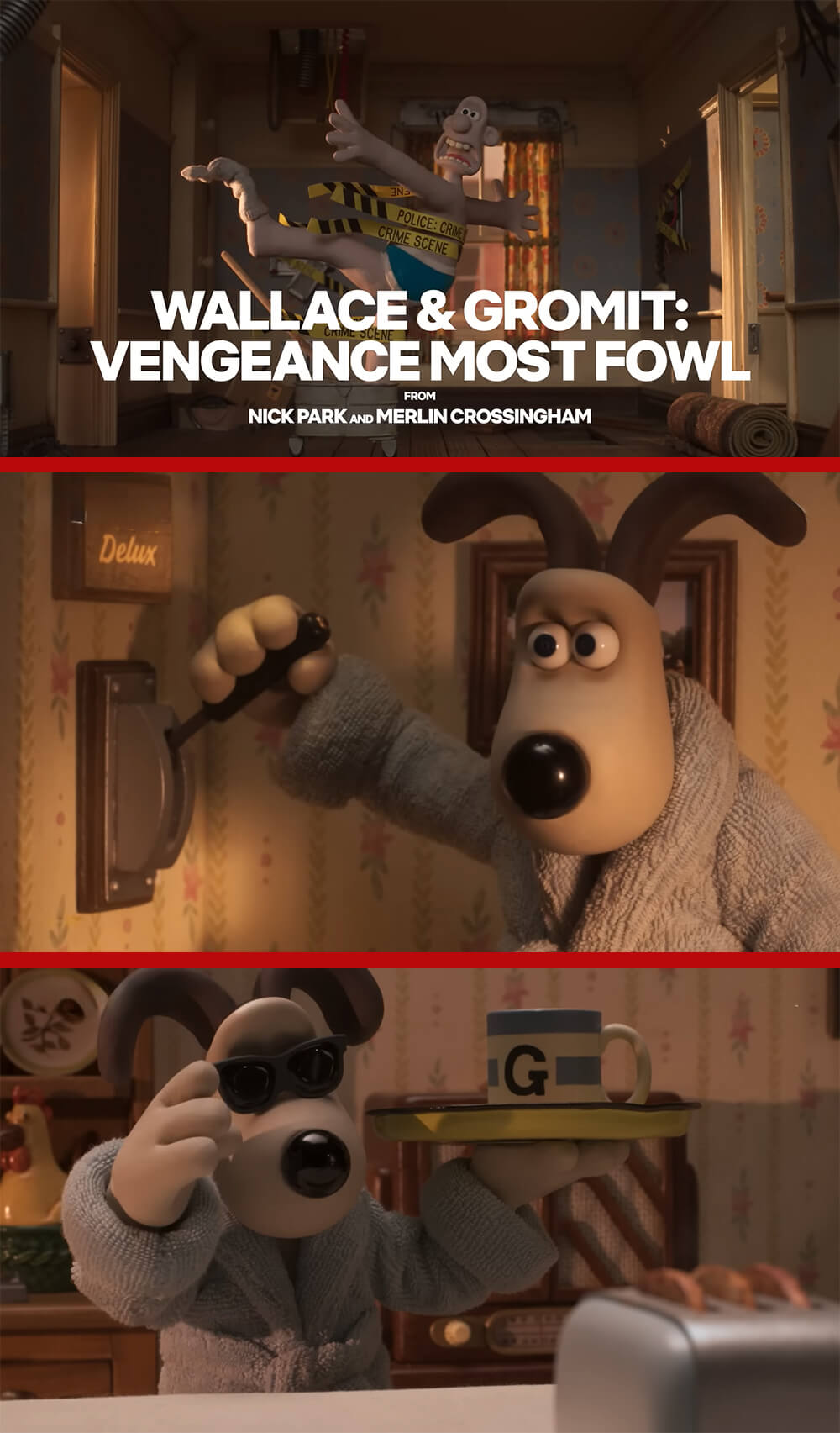 Primer vistazo a Wallace y Gromit Vengeance Most Fowl