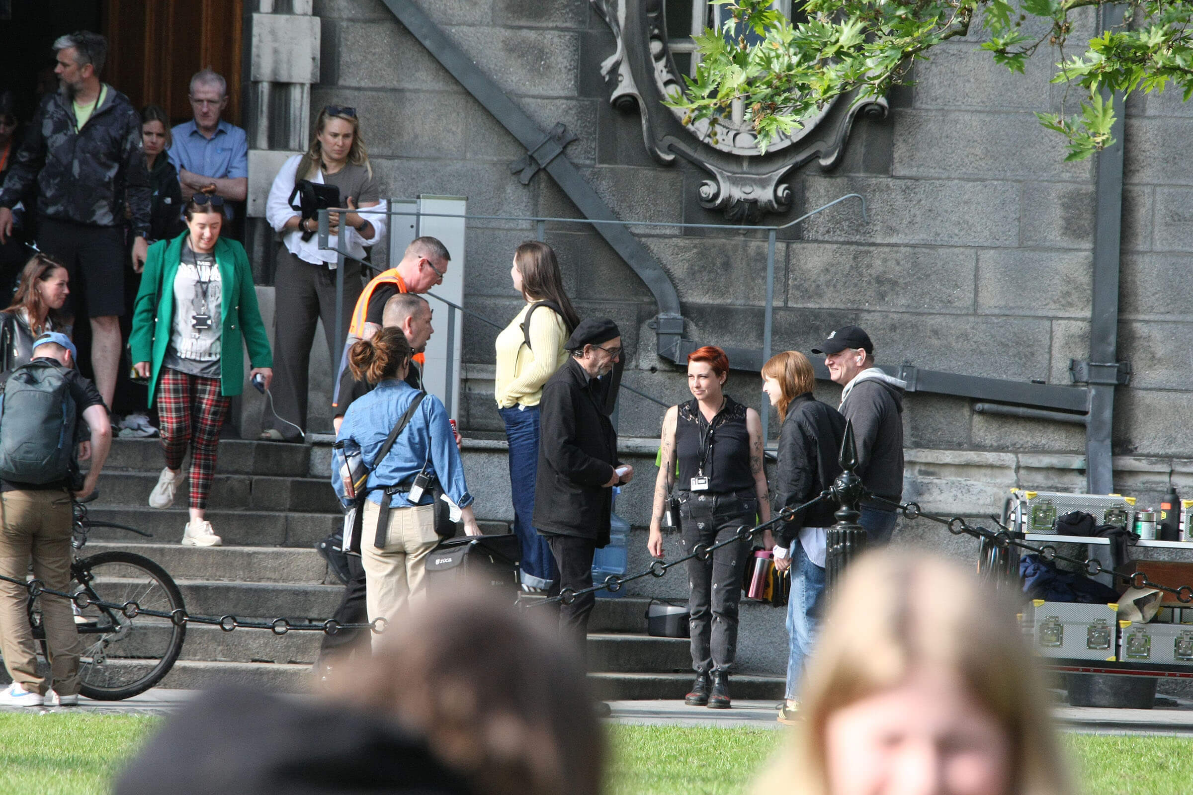 Exclusive: Tim Burton Spotted On Set Filming Season 2 Of 'wednesday' In Dublin 21 May 2024