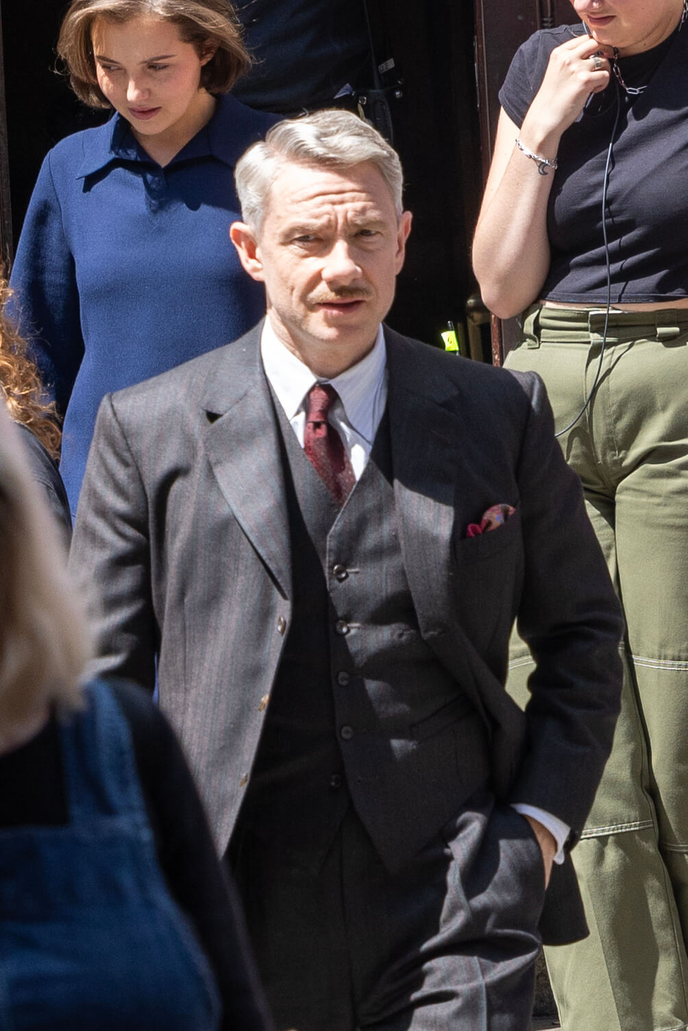 Exclusive: Martin Freeman Films New Agatha Christie Series 'The Seven Dials Mystery' In Bristol Jun