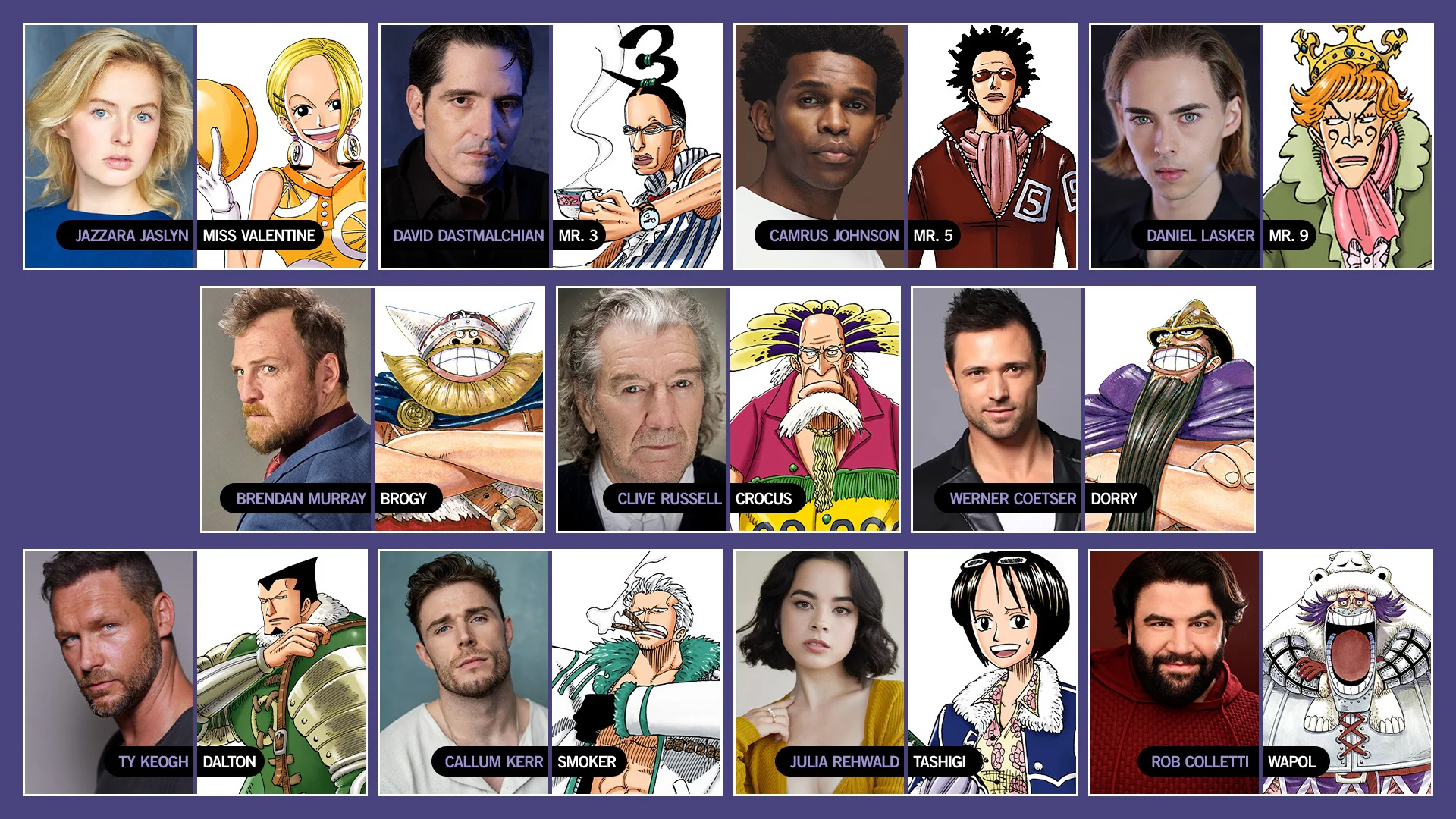 New Castings For One Piece Season 2