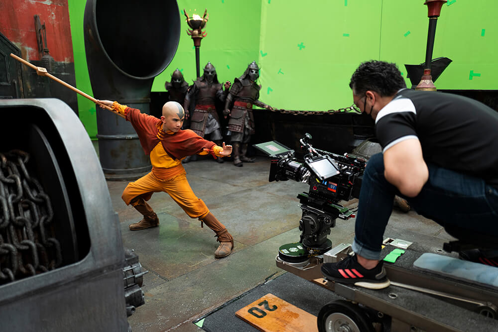 Les coulisses du tournage d'Avatar, le dernier maître de l'air