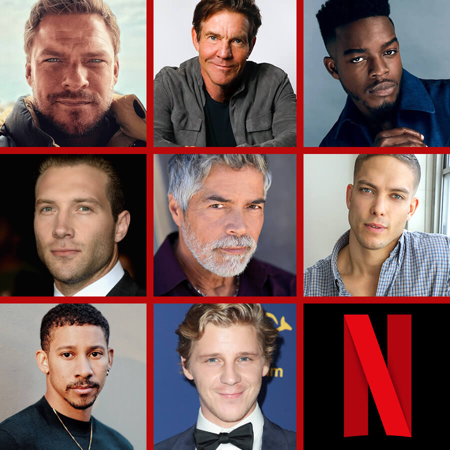 Cast Grid War Machine Netflix