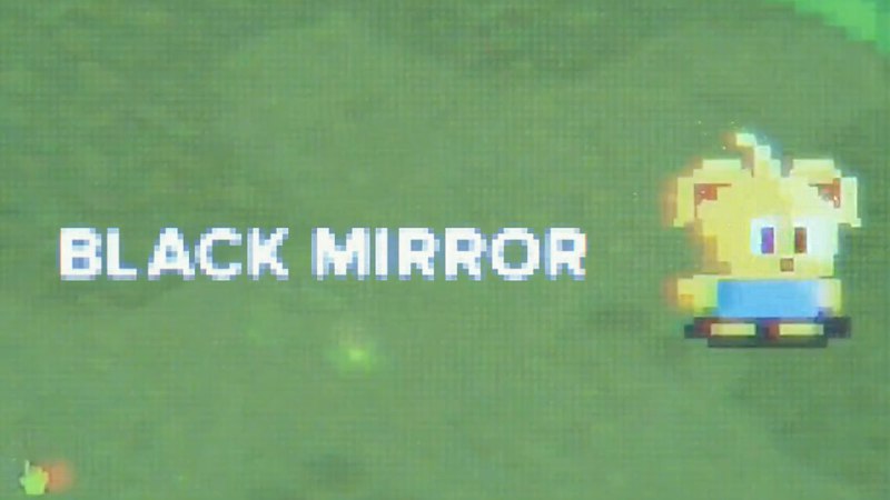 Black Mirror Pixel Duck