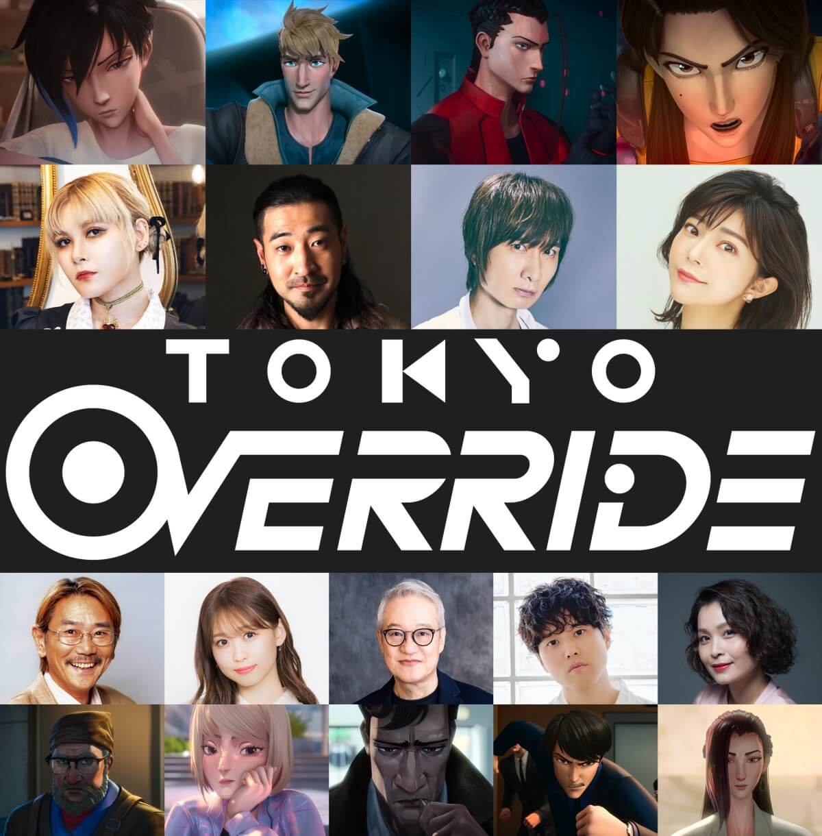 Cast Tokyo Override Netflix Anime Sets November Release