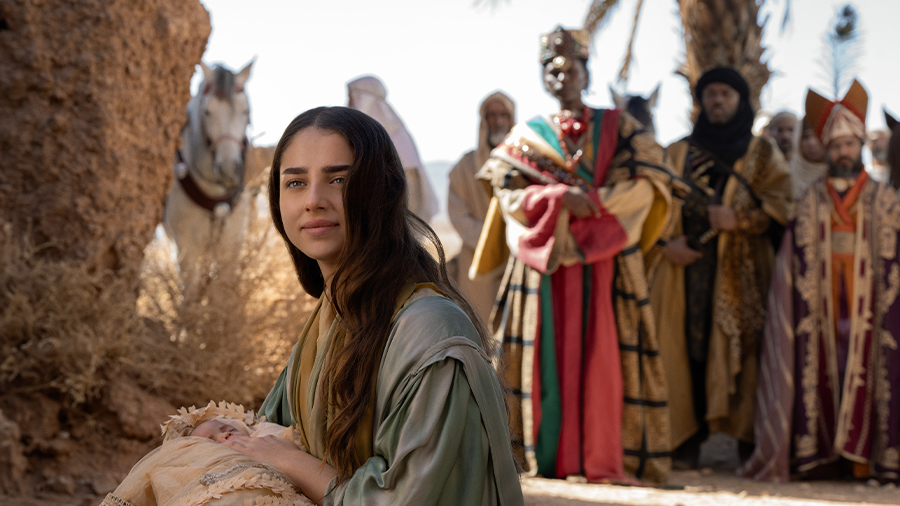 Noa Cohen As Mary Netflix Biblical Epic Film Preview