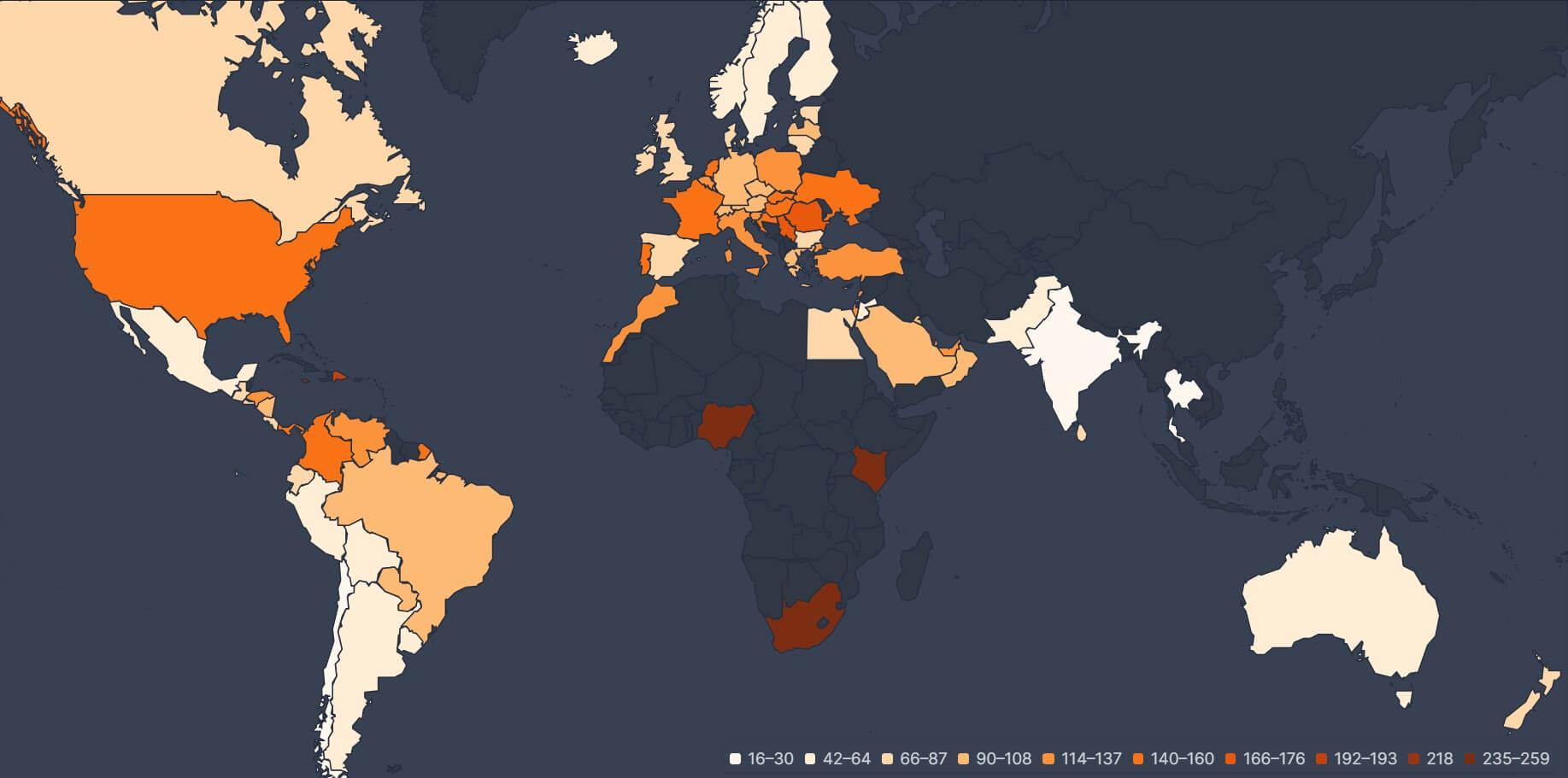 Heatmap Popularity Beauty In Black Top S