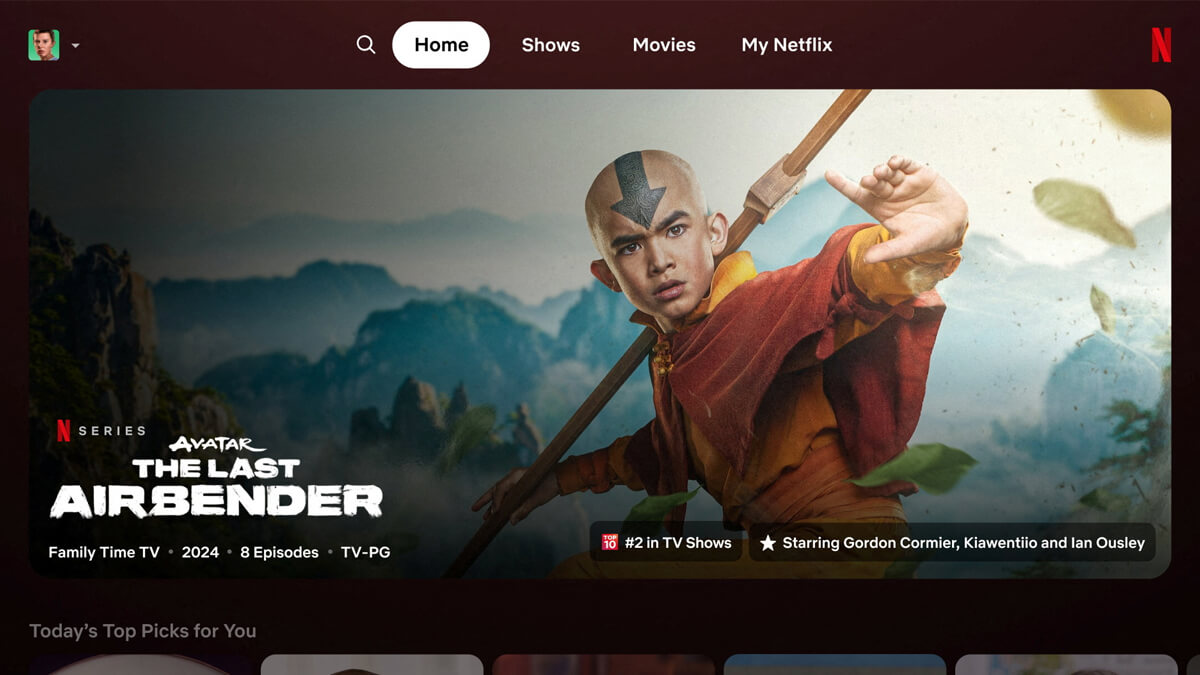 New Netflix User Interface