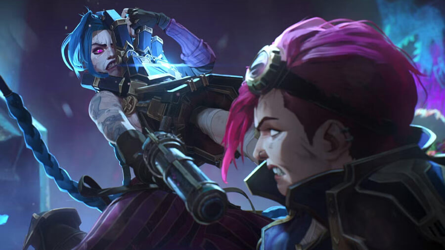 Violet Vs Jinx Arcane