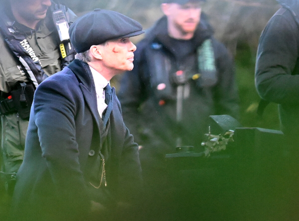 Peaky Blinders Filming. Pontcysyllte Aqueduct, Langollen, Wales. December , .