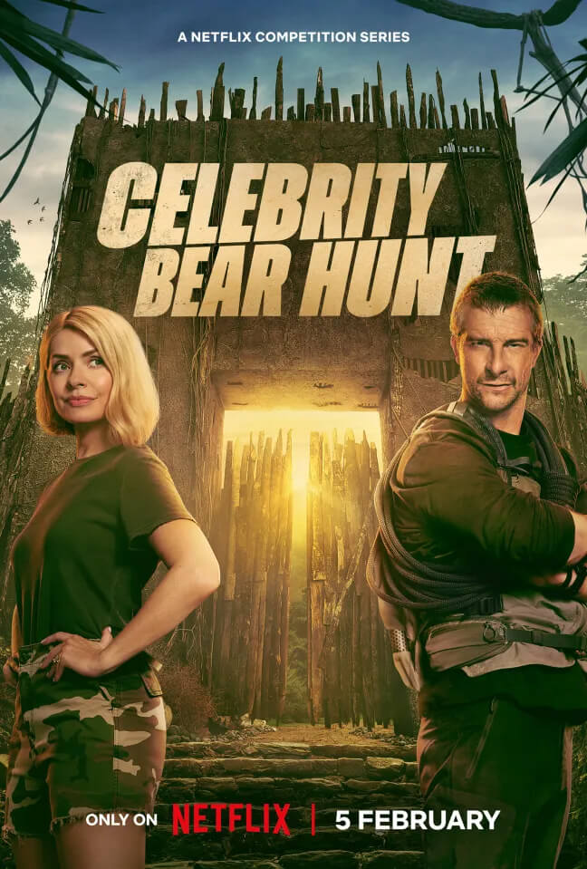 Poster Celebrity Bear Hunt Netflix Sets February Release