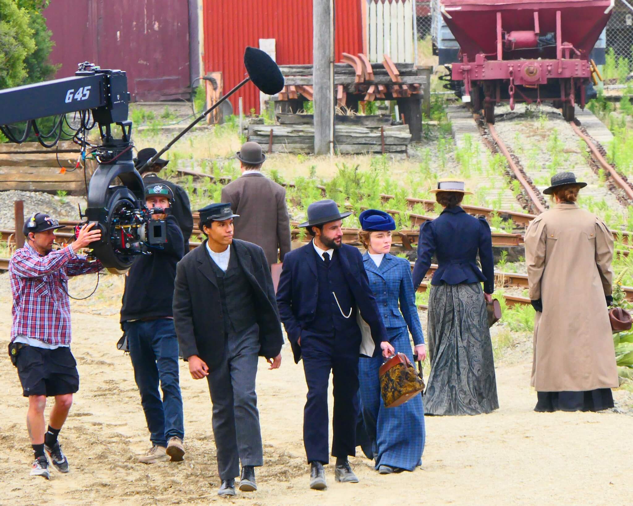 Florence Pugh On Set Of East Of Eden