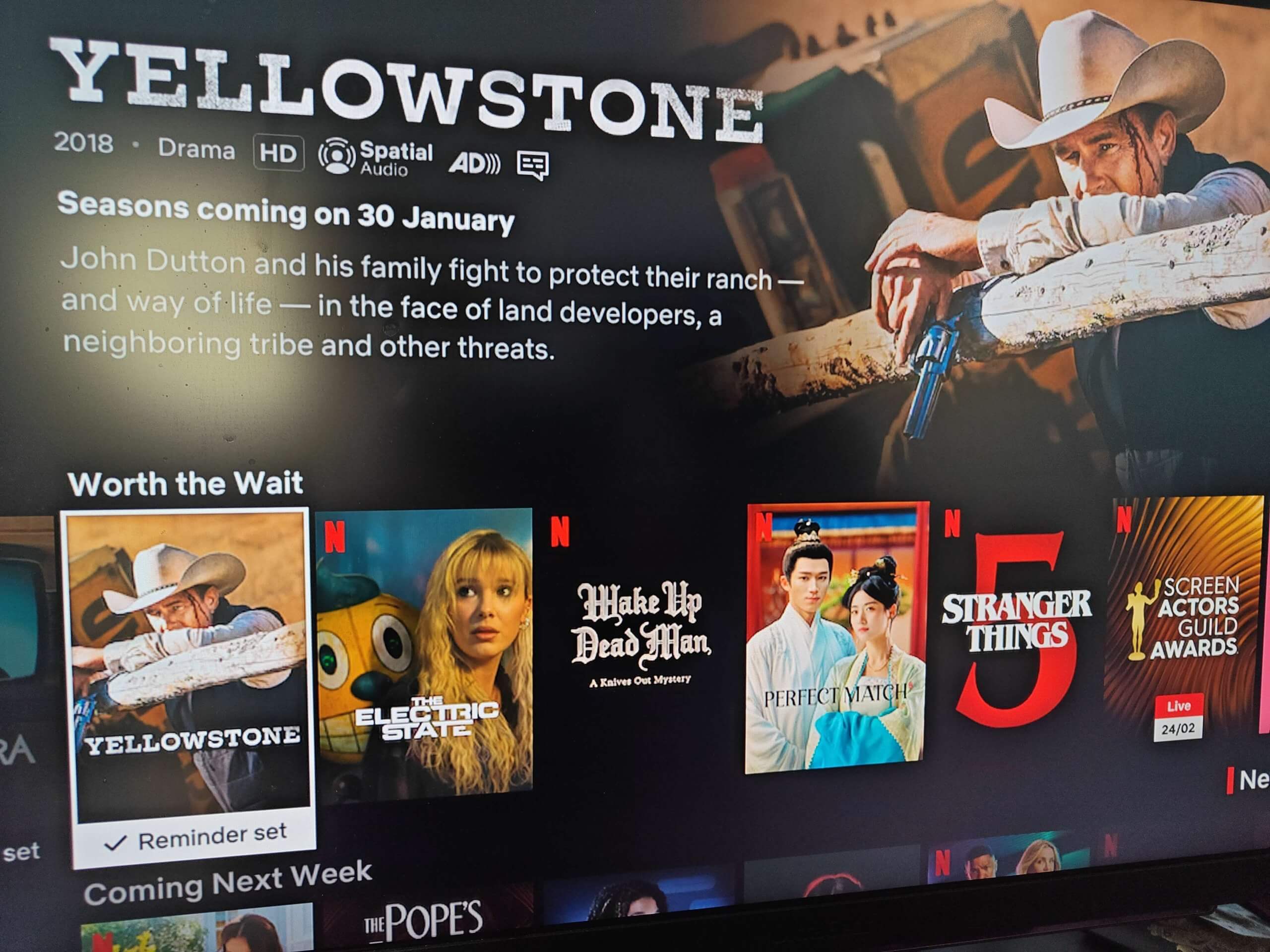 Netflix Uk Getting Yellowstone