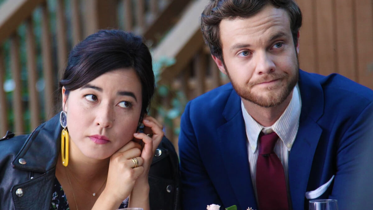 Maya Erskine and Jack Quaid in Plus One