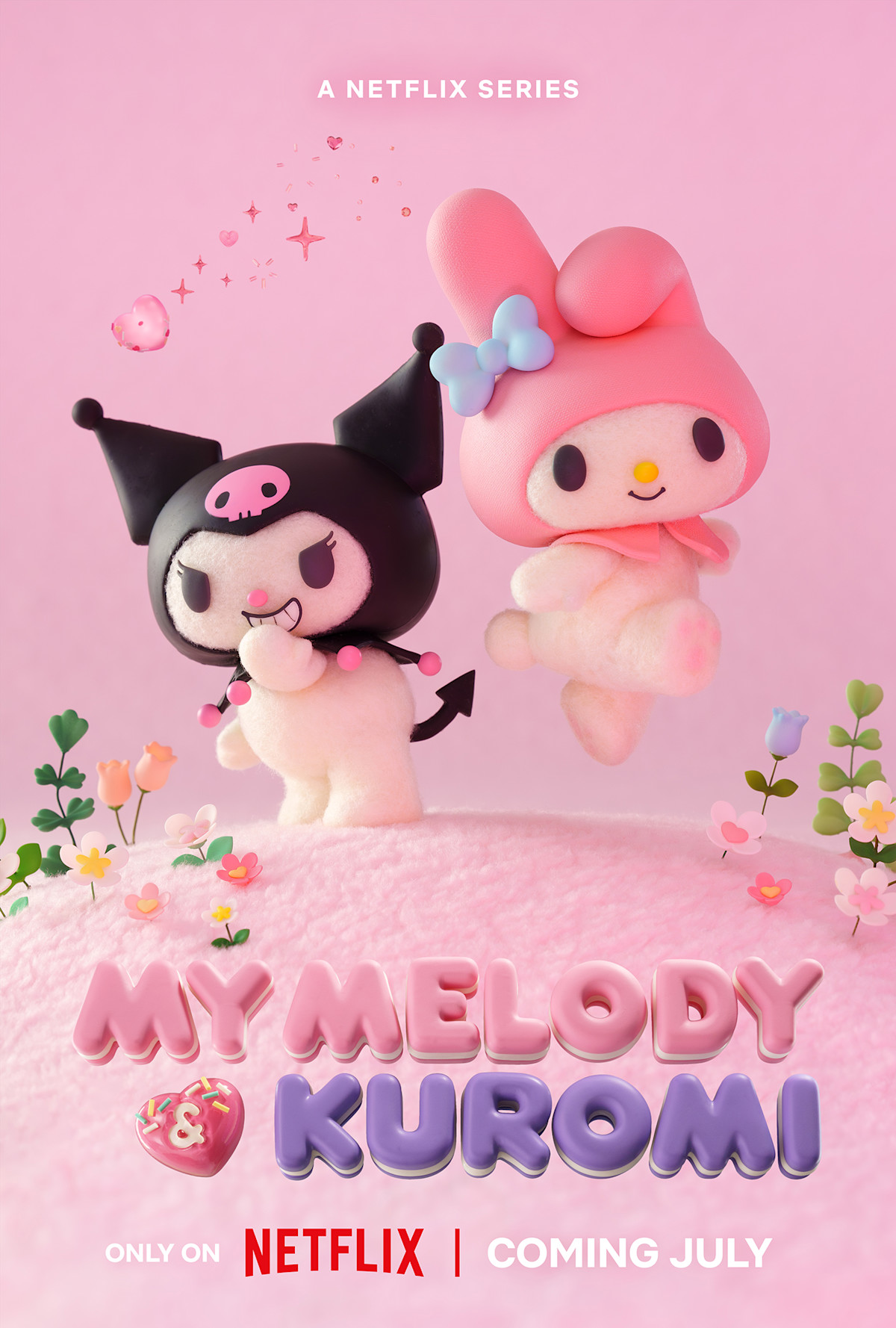 Poster My Melody And Kuromi Netflix Stop Motion Animated Series Sets July Release